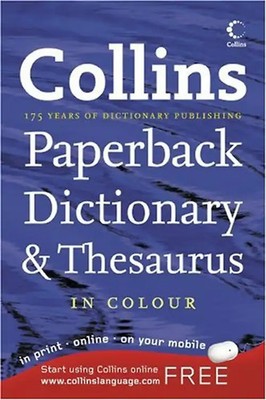 Collins Paperback Dictionary and Thesaurus