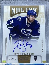 Ryan Stanton #25/25 Rookie Autograph 2013-14 Panini Playoff Contenders NHL Ink
