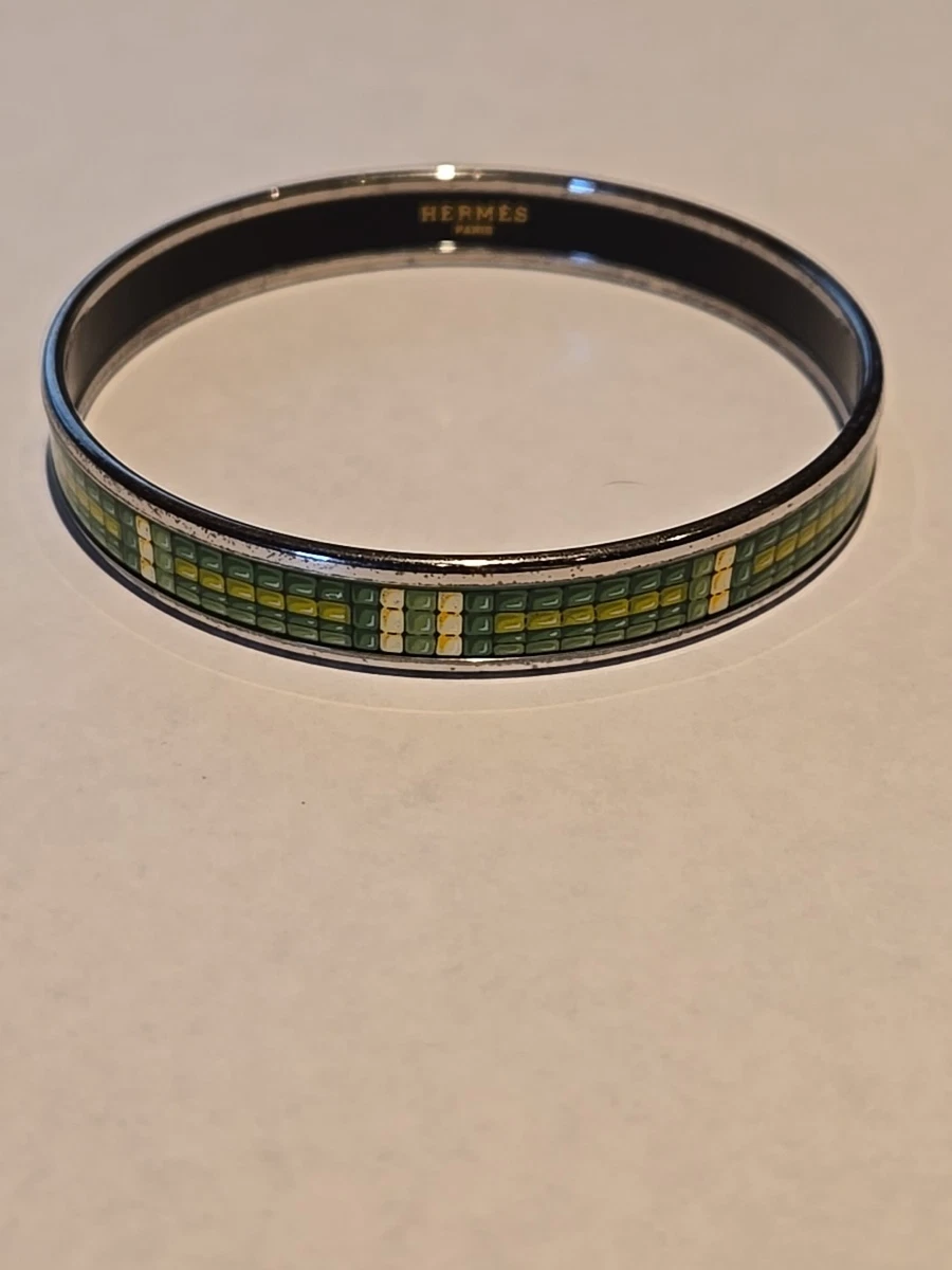 HERMÈS Green Enamel Fashion Bracelets for sale | eBay display picture 1