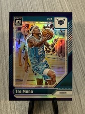 Tre Mann -2024-25 Panini Donruss Optic -Purple Holo Prizm #30 -Hornets