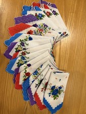 Woman's Cotton Handkerchiefs Lot Of 15 BRAND NEW