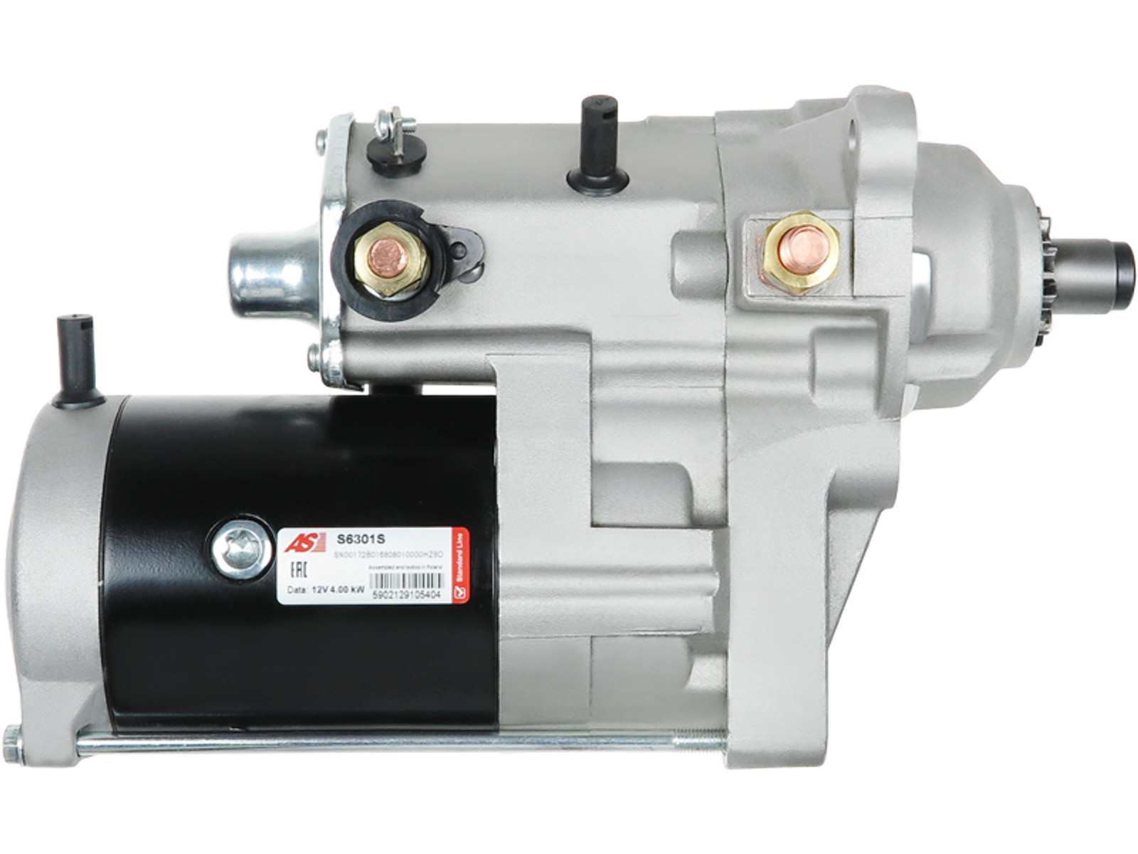 Brand New Starter Motor 12V 4kW 10T OE 428000-2860 L320mm OD127mm Fits DENSO