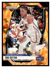 Sug Sutton 2024 Panini Prizm WNBA Ice Orange Prizms #51 Washington Mystics