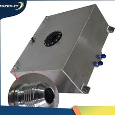 20 Gallon 80l Fuel Cell Tank With Cap Level Sender Aluminum Black Universal