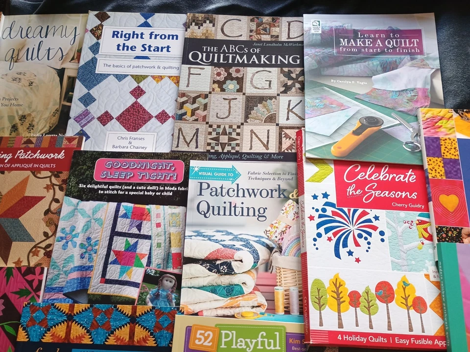 VARIOUS QUILTING PATCHWORK  SEWING APPLIQUE BOOKS TO PICK & MIX  C&T STASH ETC - Image 4 of 4