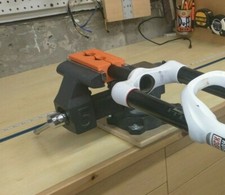 Suspension Fork Steerer Tube Vise Clamp Block Holder for Overhaul / Maintenance