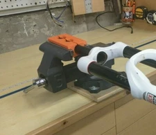 Suspension Fork Steerer Tube Vise Clamp Block Holder for Overhaul / Maintenance