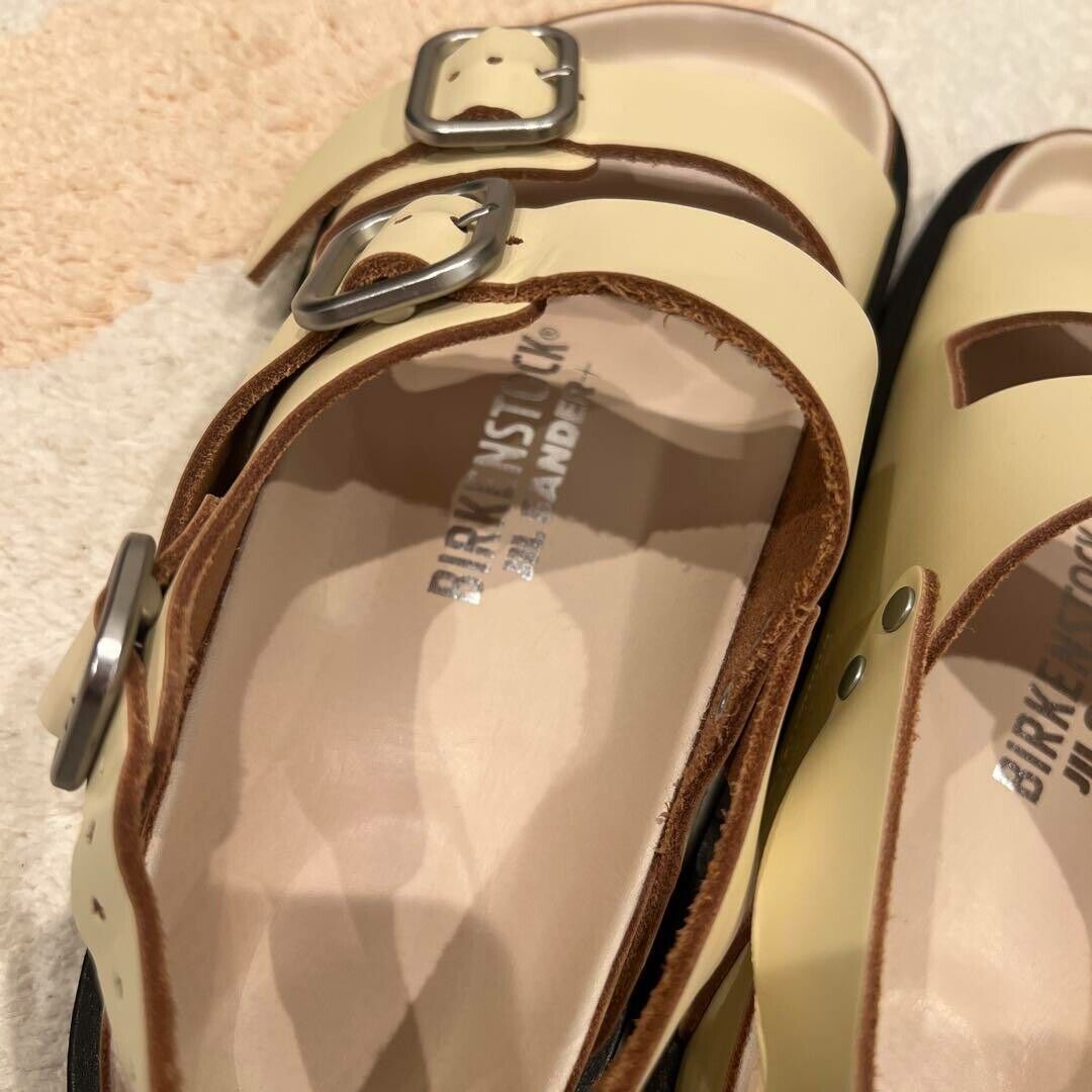 Jil Sander x Birkenstock Milano Sandals Cream EU … - image 14