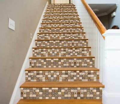 3D Small Square 1119NA Stair Risers Decoration Photo Mural Decal Wallpaper Fay