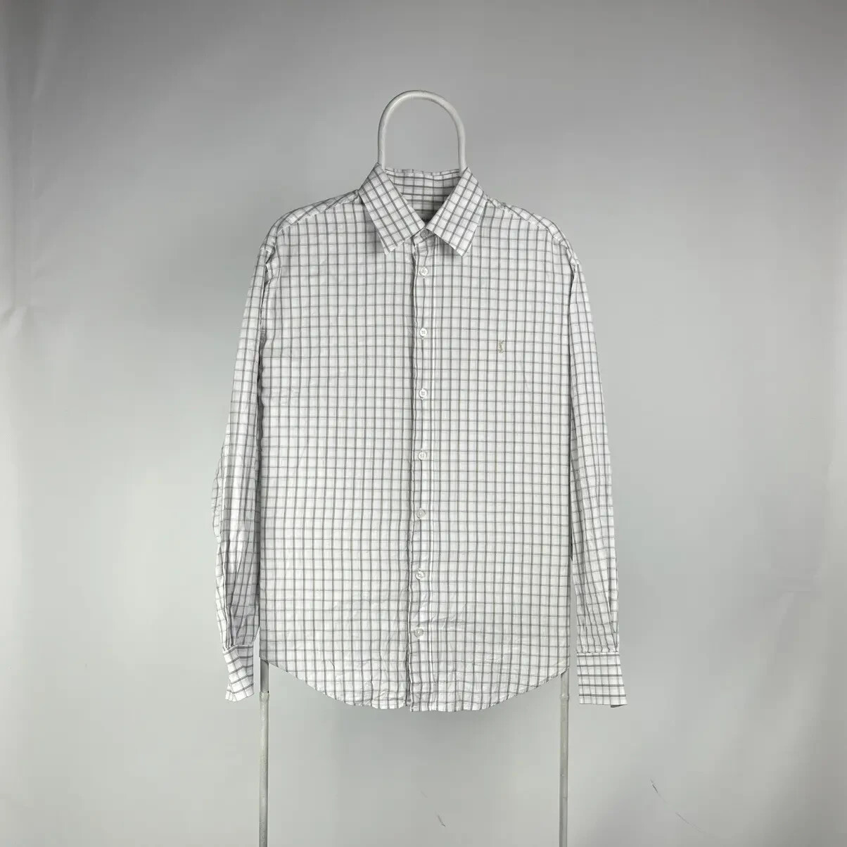 Camicia Yves saint laurent formale classica nova check taglia XL