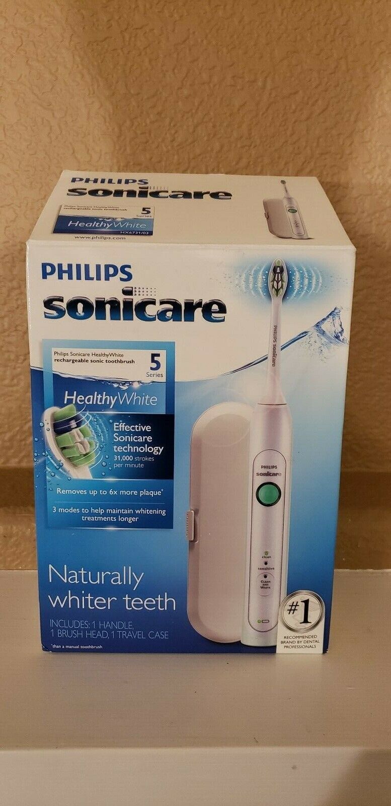 Philips Sonicare Healthy White Rechargeable Sonic Toothbrush Tania, de nieuwste baan
