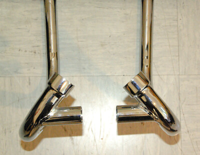 TRP23OIF TR6 T120 Triumph pipes pair OIF 71-72 Krümmer 71-2753 71-2756 71-2753/6