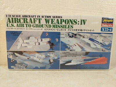 1987 Hasegawa Aircraft Weapons IV U.S. Air to Ground Missiles 1:72 Model Kit