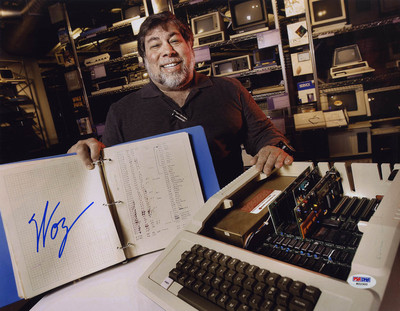Steve Woz Wozniak SIGNED 11x14 Photo Apple 1 Computer PSA/DNA AUTOGRAPHED