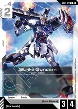 Strike Gundam GAT-X105 - GD01-077 Beta NM - Gundam TCG