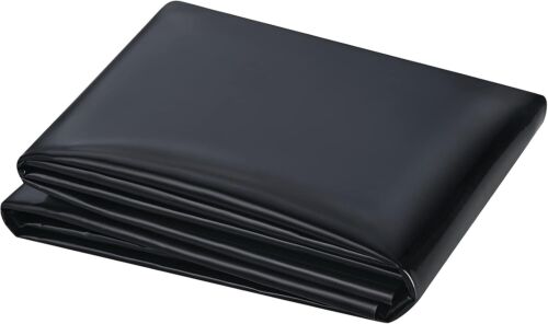 Small Pond Liner, 4 x 7 Feet 20 Mil Liners for 4-Foot by 7-Foot, Black