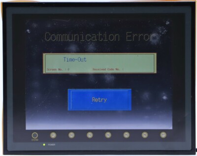 SHARP ZM-382SA LCD CONTROL TERMINAL  24VDC 12.1'' DISPLAY