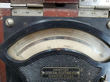 Vintage General Electric Ammeter  A-66 Type P-3- 200 amps USED