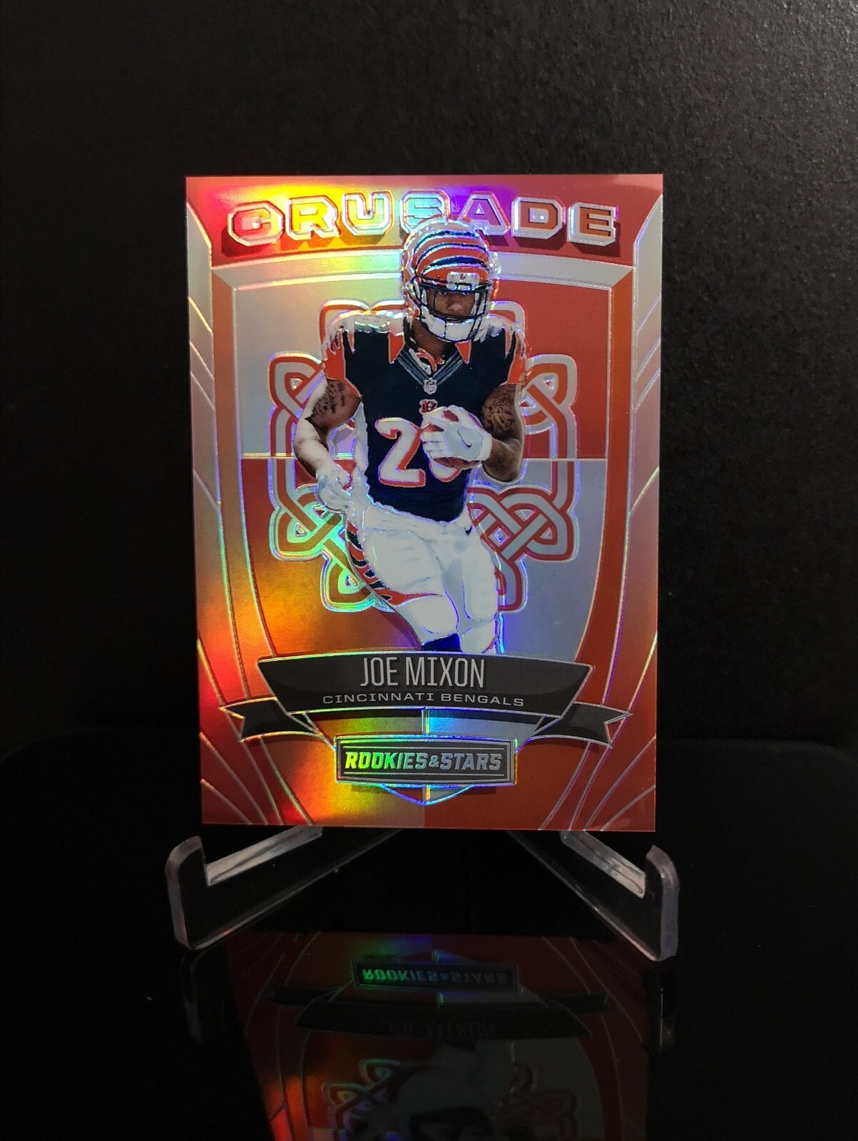 #'ed/99 💥 JOE MIXON RC SP 2017 Panini Rookies & Stars Crusade Red Prizm #12