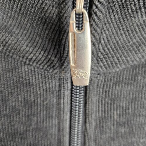 Sudadera Burberry London Para Hombre Pequeña Negra a Cuadros Nova Hombro Cremallera Completa - Imagen 9 de 20