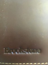 Brookstone Leather Cigar Case, Flask, and Cutter Set NWOT