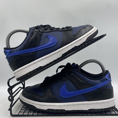 Nike Dunk Low Navy Black Sneaker Größe UK 5 Damen Leder Gym DH9765-402