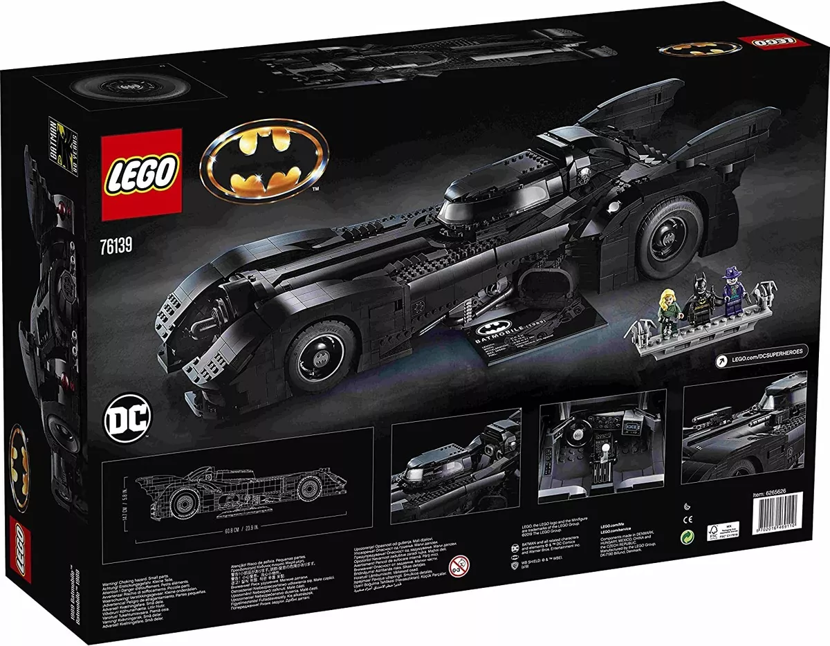 LEGO DC Batman 1989 Batmobile 76139 Building Kit new