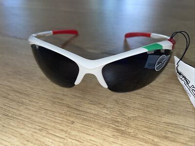 Lunettes de Soleil Vélo Cyclisme SALICE 814 Ita Arc en Ciel Noir Blanc Tricolore