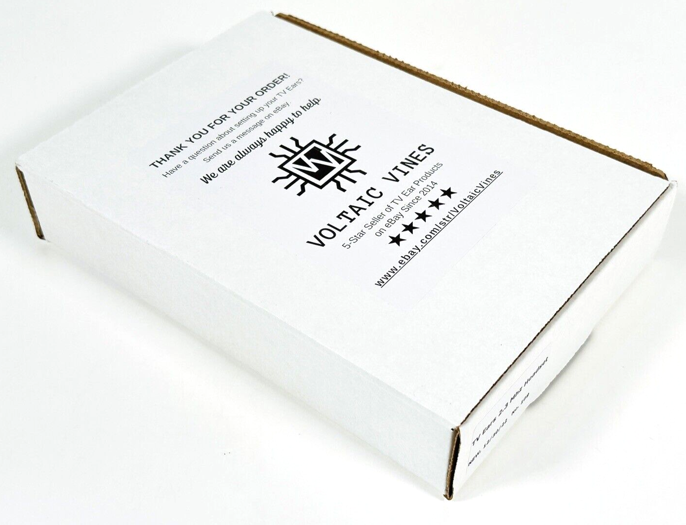 TV Ears 2.3 MHz AddOn Wireless Headphone Headset with NEW BATTERY