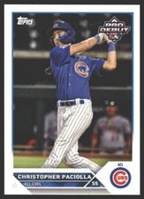 Christopher Paciolla #PD-195 2023 Topps Pro Debut ACL Cubs