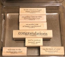 Stampin Up Congrats Set of 7
