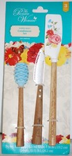 Pioneer Women Blooming Bouquet 3pc Condiment Utensil Set