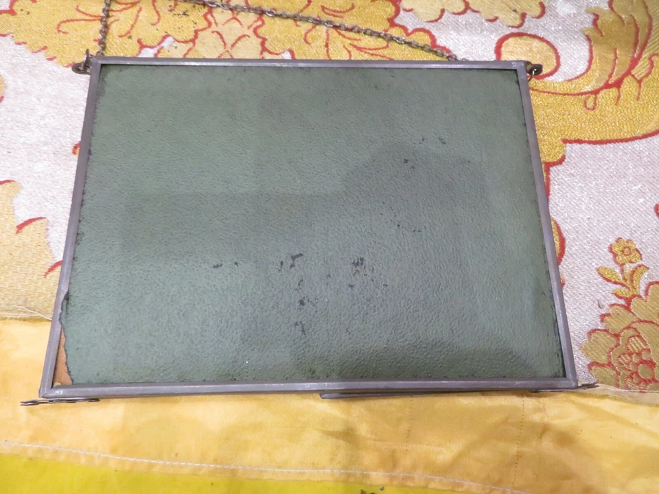 ancien miroir triptyque de barbiersalle de bain a decor orientaliste epoque 1960 - Photo 3/3