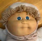 Vintage 1978-1982 Cabbage Patch Kid Blue Eyes Light Brown Hair 3 Piece Outfit