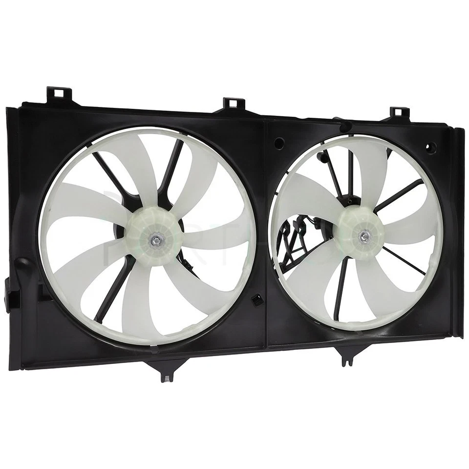 Dual Radiator Condenser Cooling Fan Assembly For Toyota Avalon Camry Lexus ES350 - Image 4 of 4