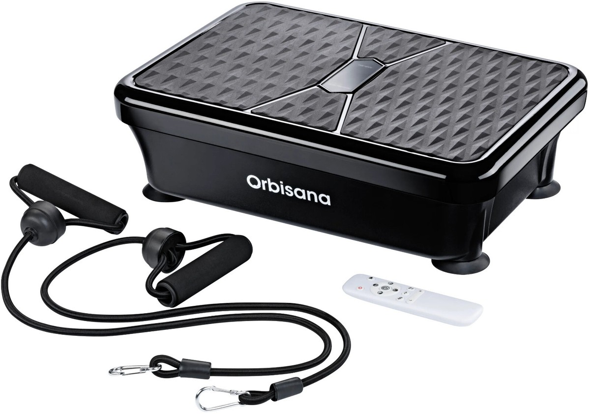 Orbisana VIP 350 – Platine Vibrante Avec Vélo Et EMS – Fitness à Oscillations
