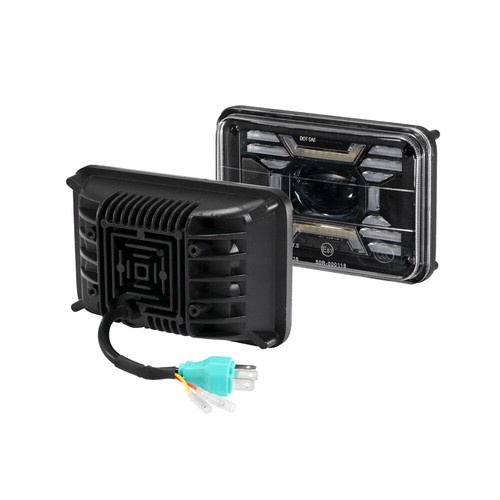 NUEVO par de faros LED cuadrados de 4x6" pulgadas DRL haz de alta velocidad para Ford Probe 1993-1997 - Imagen 6 de 12