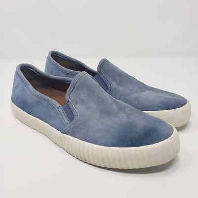 Frye Womens Size 7 Camile Suede Leather Slip On Casual Blue Loafer Frye camille slip on blue suede 7.5 (38) | Mercari main image 3