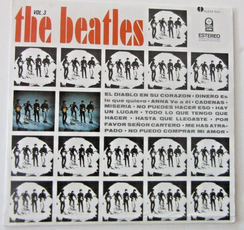 THE BEATLES Vol. 3 -- LP Mexican pressing SLEM 045--Great condition