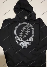 Grateful Dead - Reflective Ink Stealie lot Hoodie, SYF, All Sizes Back in Stock