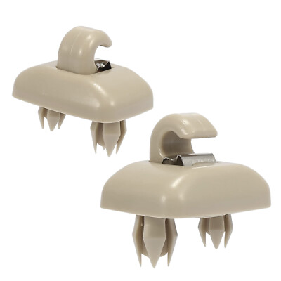 2PCS Sun Visor Clip for Audi A3 A4 A5 Q5 A7 B6 B7 B8 S4 S5 TT 8E0857562A Beige