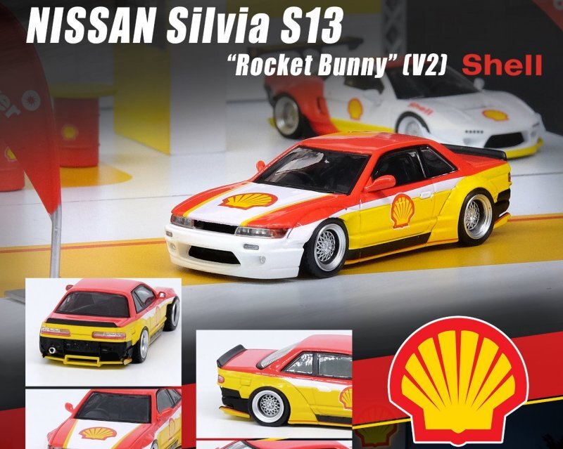 NISSAN Silvia (S13) - Rocket Bunny V2 - SHELL - Inno64 1:64 | eBay
