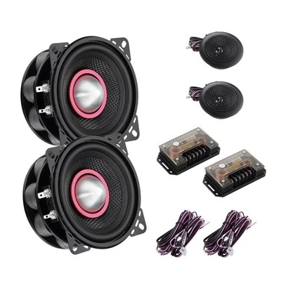 Bassface IndyCP4 4'' 10cm 2x60w RMS SQ Car Component Midrange & Tweeter Kit