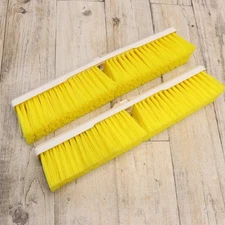 2 PK- 18" Push Broom Heads Carlisle Style Synthetic/Plastic Food Service Brush