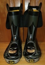 Batman Rubber Rain Boots Kids Youth Size 4 DC Comics by Western Chief