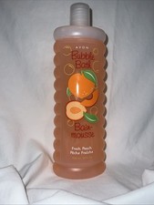 New 2005 Discontinued Avon Bubble Bubble Bath Fresh Peach 24oz Bain Mousse
