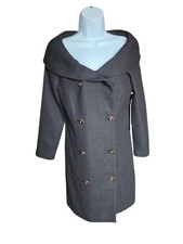 NWT Tuckernuck Black Tweed Blanche Portrait Collar Dress - Size S
