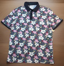 Floral Extracurricular Polo Golf Shirt NEW Large League EX-CR Flowers