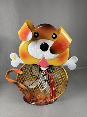 Himalayan Breeze Puppy  Dog Fan Sculpted Art Deco Steampunk Electric 14'' WORKS