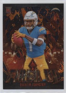 2023 Panini Phoenix Fired Up Lava /150 Quentin Johnston #FU-14 Rookie RC